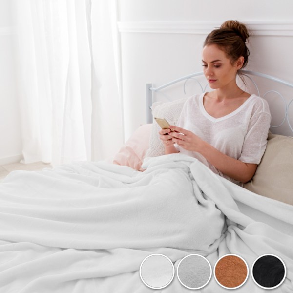 tectake Polyesterfilt - 220 x 240 cm gray 1600