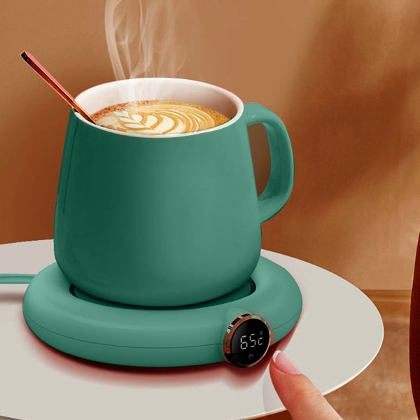 Kaffe Muggvärmare, Automatisk Avstängning USB Kopp Värmare, Elektrisk Dryck Värmare, Te Dryck Värmare Bricka Mugg Pad Värme Underlägg Pad 220V
