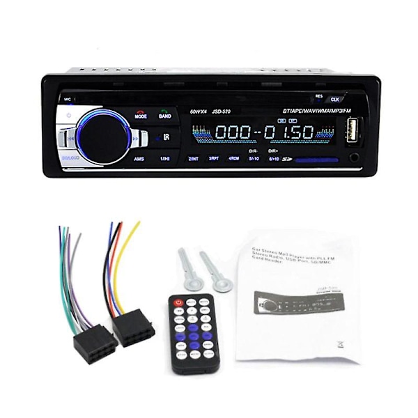 Bluetooth-kompatibel Jsd-520 Bilstereo 12v