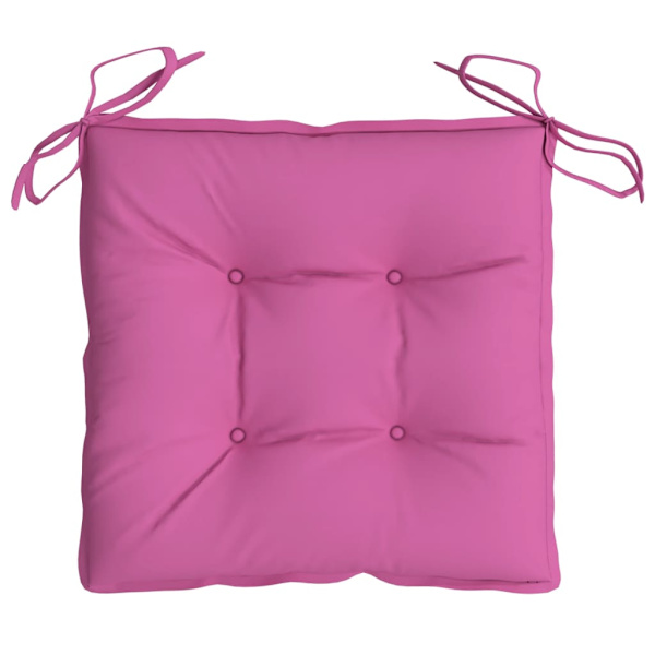 Stols puder 6 stk rosa 50x50x7 cm oxfordstof