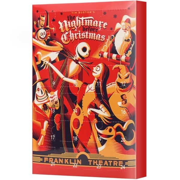 Halloween adventskalender med överraskningsleksaker, nedräkning till Halloween C-Old Model