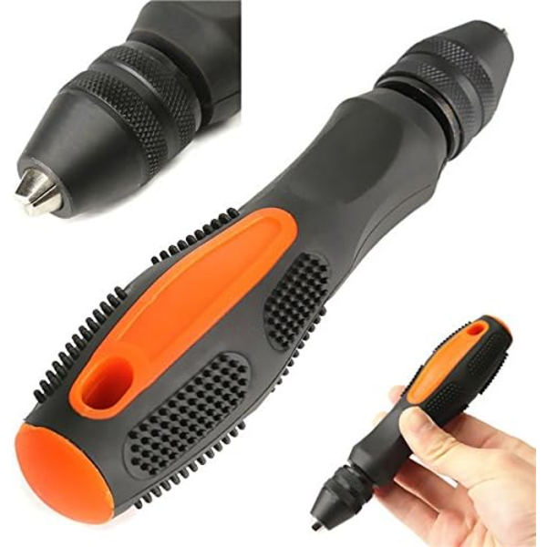 Mini manuell borr från 0,5 till 8 mm med nyckellös chuck