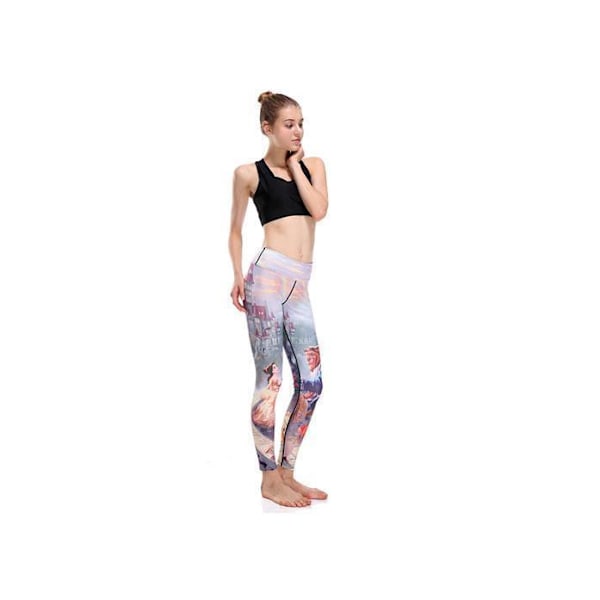 Skjønnheten og Udyret Leggings MultiColor multicolor XXL