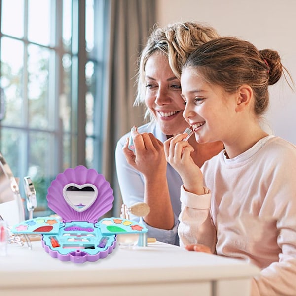 Sett for jenter Barn Kosmetisk Skjønnhet Sminkepung Case Toy Kit Pr white onesize