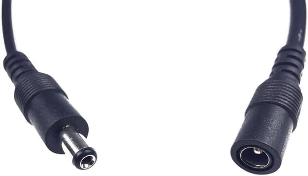 5m DC 12V forlængerkabel DC-stik 5.5mm x 2.1mm DC 0-36V strømkabel han til hun elektrisk forlænger-FA-