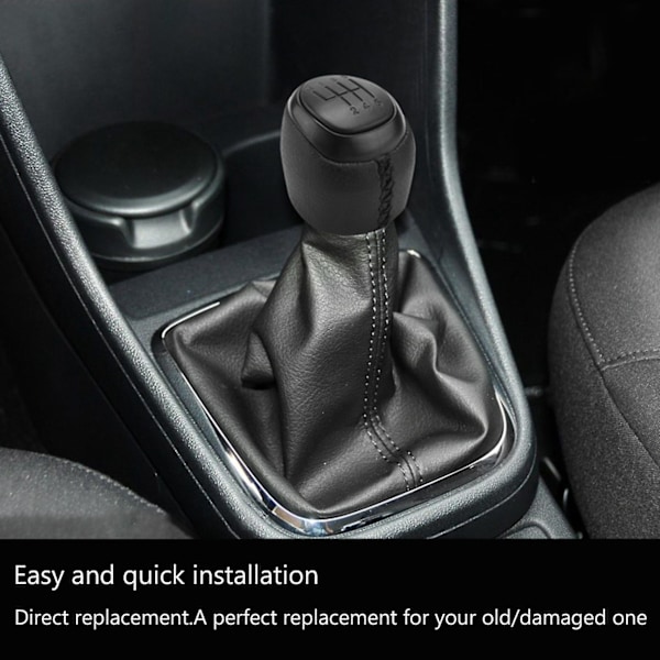 Gear Shift Knob Damask Bellows Cover for Saab 93 9-3 2003-2012 55566207 55353898