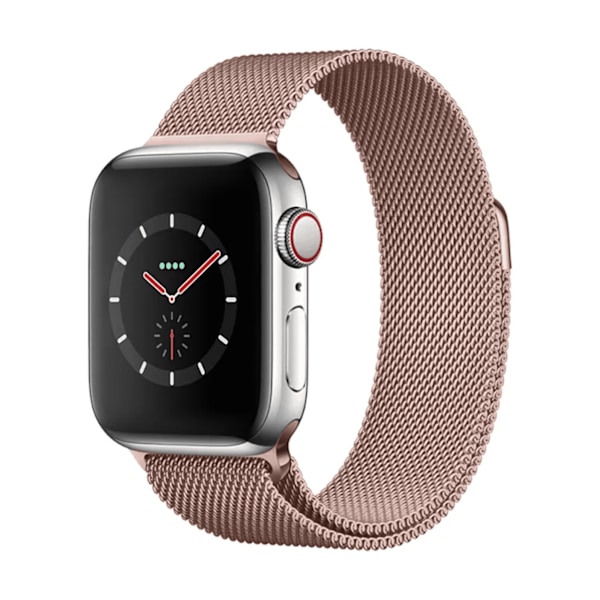 Apple Watch Armbånd Milanese til 42mm/ 44mm / 45mm/ 49mm - Flere farger Svart