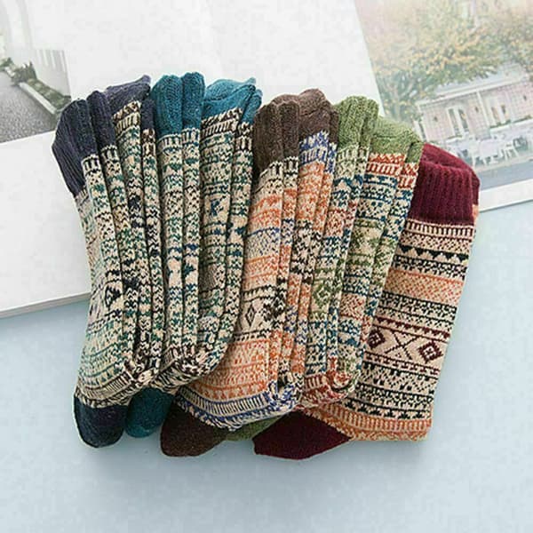 Tykke, rike ullsokker Hike Chunky Sock termiske strømper-FA12-