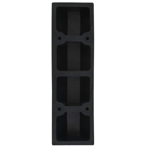 vidaXL Stoppkloss 2 st gummi 49x15x9 cm 6