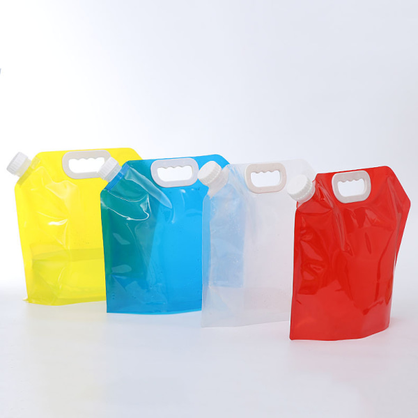 2-PACK 10L Bärbar Ihopfällbar Vattendunkar. Vattendunk(transparent)