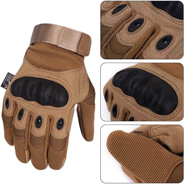 Motorcykelhandsker Hel Finger Touch Screen Motorcykelhandske CE-Godkendt Dame og Herre Ude Sport Taktiske Handsker Glo P