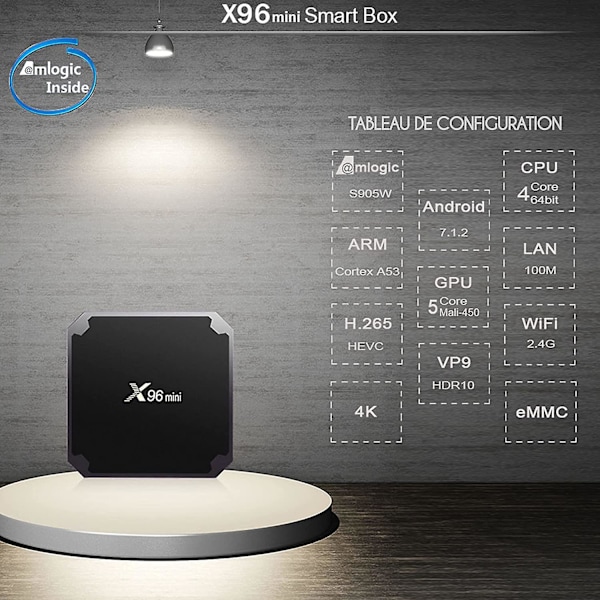 X96 Mini iptv Multimedia Streaming Android 9.0 Box / 4K