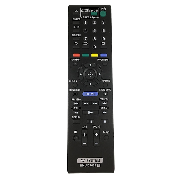 -ADP058 Kauko-ohjain kotiteatterille Blu-ray kauko-ohjain Bdv-e280 Bdv-e380 kauko-ohjain [DB] black