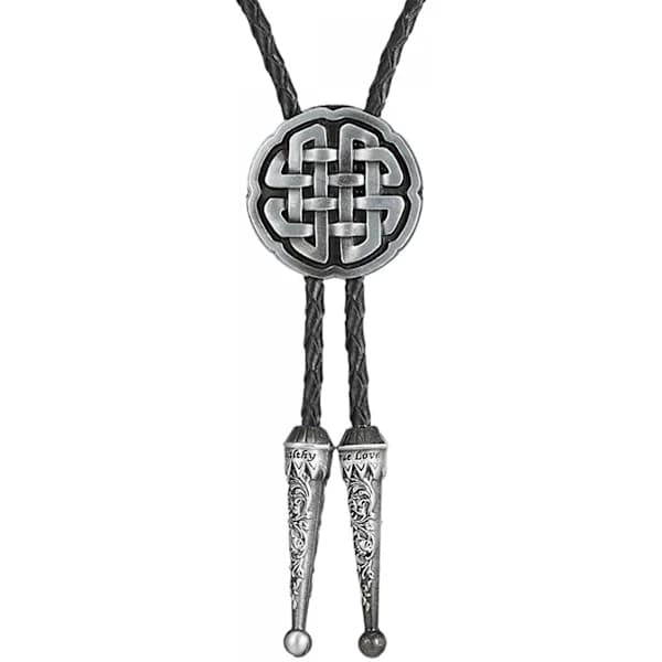 Mode Western Cowboy Slips Glinsende Lang Stjerne Texas Bolo Tie Halskæde-FA-