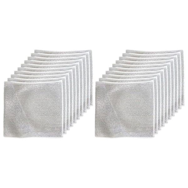 20x Grå Multipurpose Metallic Tråddisktrasor Premium Nylon
