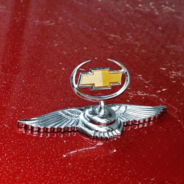 Lämplig for Chevrolet bilens forreste hovedmetalemblem