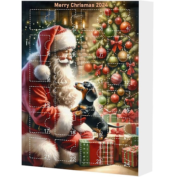 Ny 2024 Dachshund Julekalender