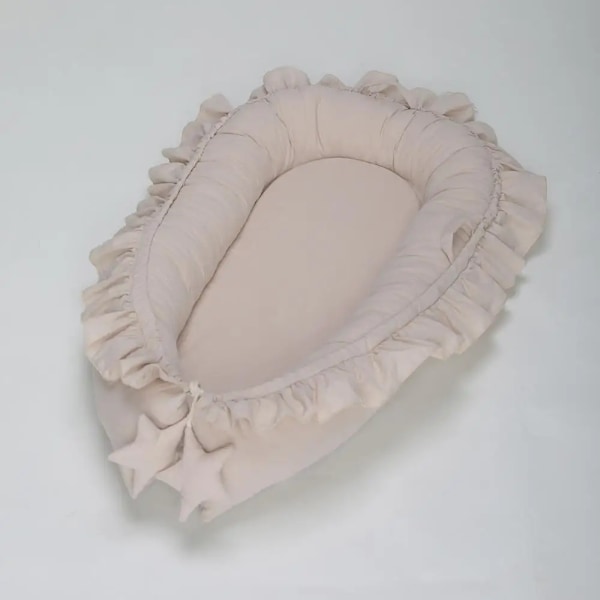 Spjelseng med spissmadrass Avtakbar spjelseng beige
