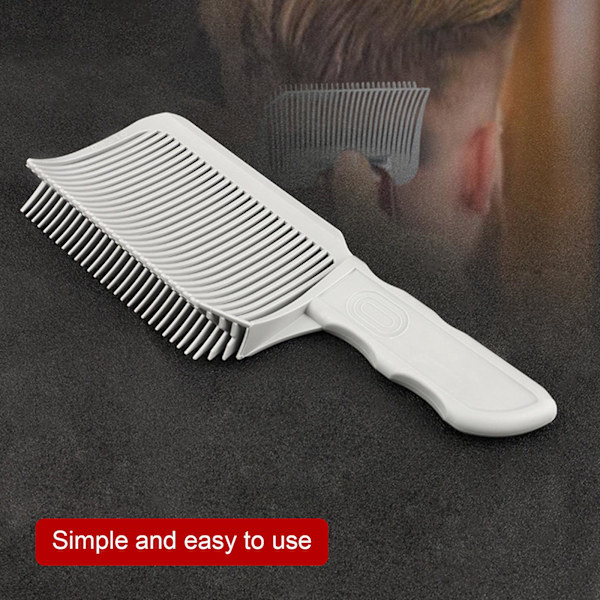 1PC Arc Fade Kam Professionell Frisör Klippkam Herr Hårklippningsguide Kam