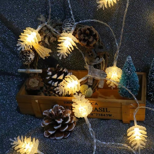 1.5m Christmas string lights, cone shaped string lights, Christm