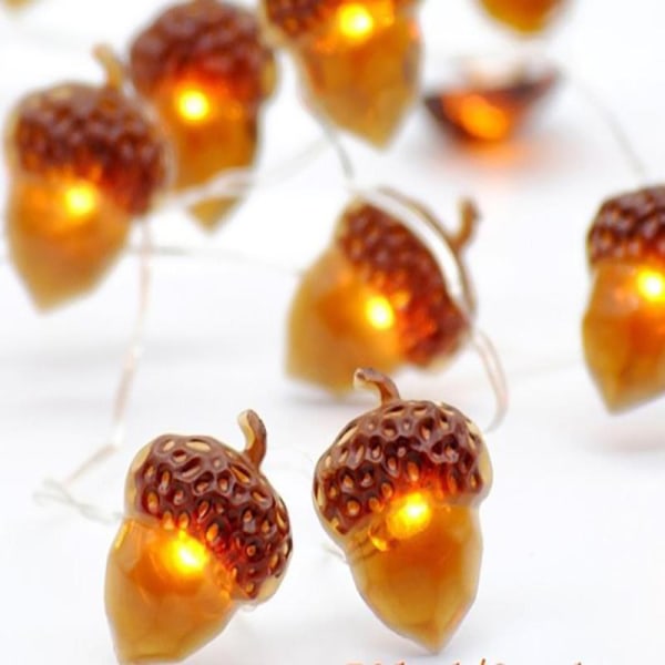 LED waterproof light strings 3m 30LED (1 set, brown)