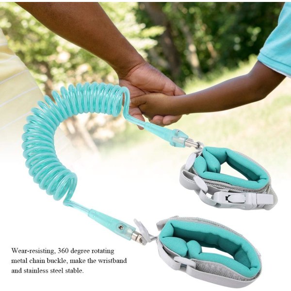 Lost Wrist Link, 2M Baby Kids Toddler Anti Lost Wrist Harness