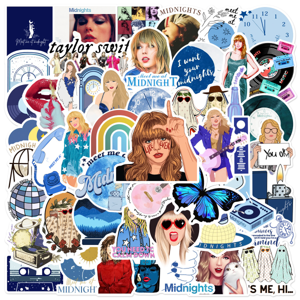 200th Stickers Taylor Swift Klistremer Graffiti Klistremer B 50stk