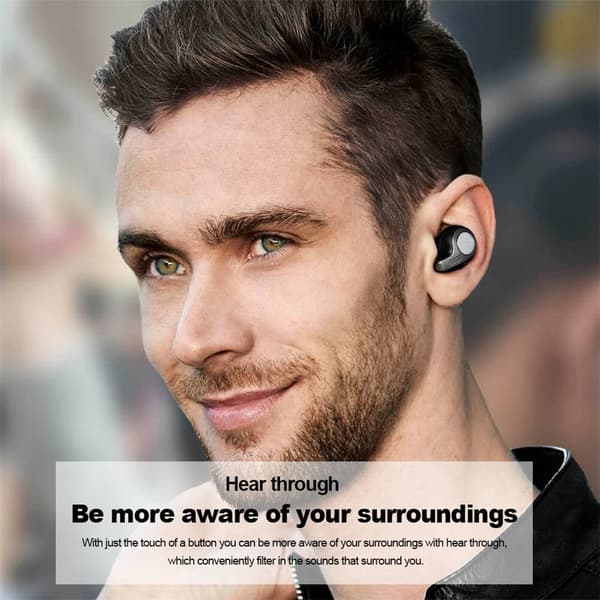 Trådløse hodetelefoner Bluetooth 5.0 øretelefon Stereo In-Ear Headset Musikk ørepropper-FA-
