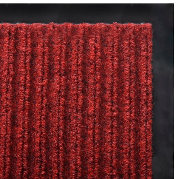 vidaXL Dørmatte PVC Rød 90 x 120 cm red 3250