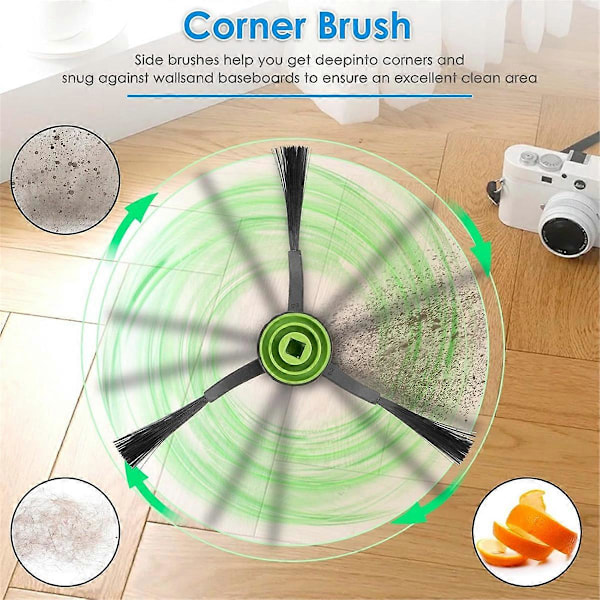 Pääharjat, sivuharjat ja HEPA-suodattimet IRobot Roomba Combo J7+/ Combo J9+/ Combo 10 Max -robotti-imureille -XF7-