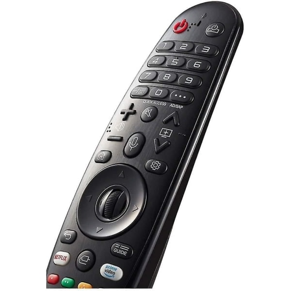 LG Magic Remote Fjernbetjening kompatibel med mange LG-modeller, Netflix og Prime Video genvejstaster