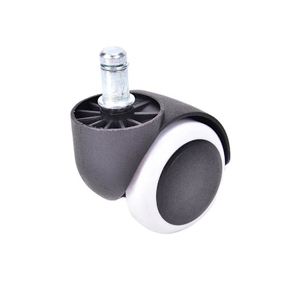 5-pak Hjul til Kontorstol - 11 mm Svart Black Svart
