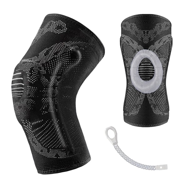 Sport Knee Brace Compression Sleeve, Elastic Knee Wraps