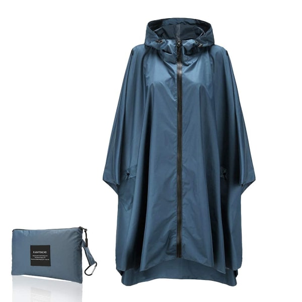 Lettvanns poncho i ripstop-materiale, pustende og gjenbrukbar