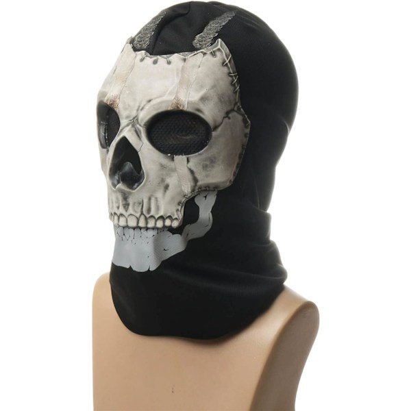 COD Ghost Mask Kallopää Helmask MW2 Cosplay Kostyymask Urheiluun Halloween Cosplay