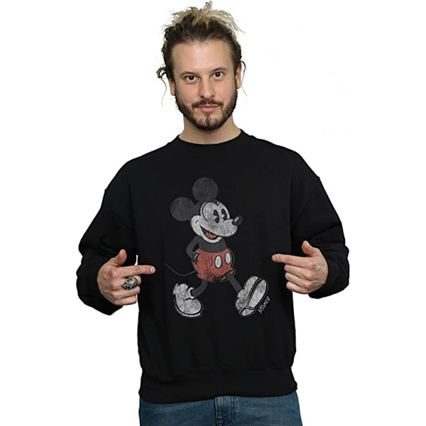 Mickey Mouse Unisex Aikuisten Huppari L Musta L Black