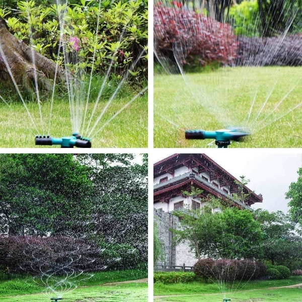 Havevandssprinkler, Automatisk 360 roterende plænesprinkler, Stor