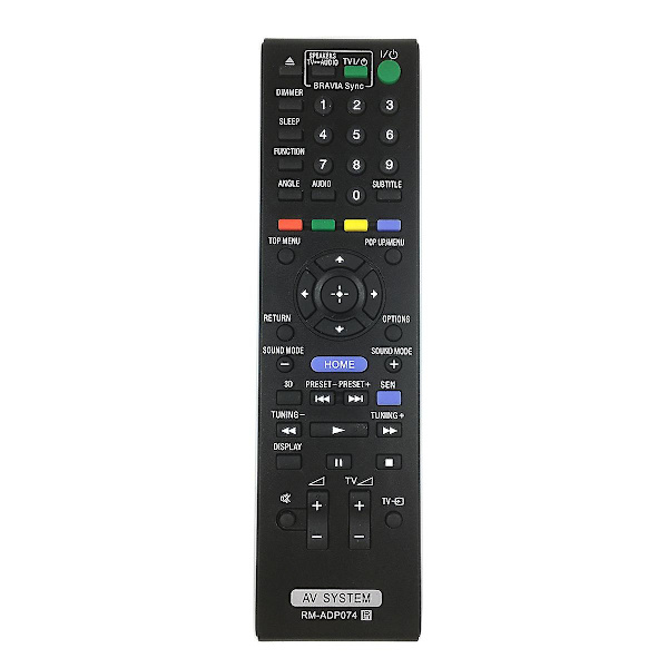 Fjärrkontroll för Sony RM-ADP074 ADP073 BDV-E290 BDV-N990W BDV-N995W BDV-E190 HBD-N990W HBD-N995W Blu-ray Hemmabiosystem