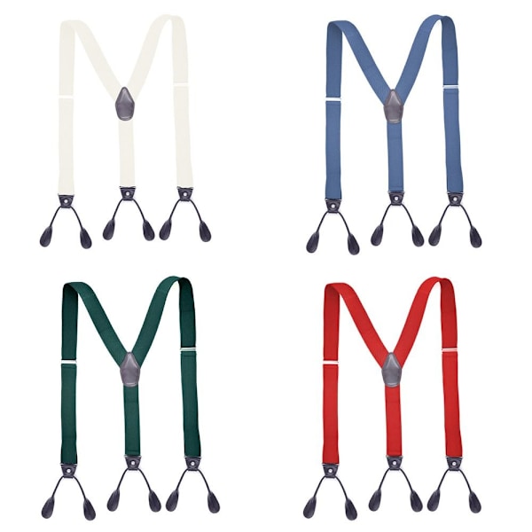 Suspenders Elastiske Suspenders BLÅ - lager Blue