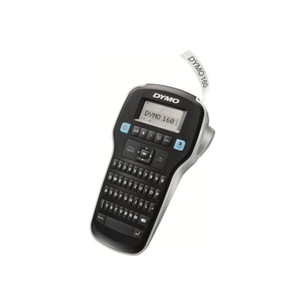 DYMO LabelMANAGER 160 - Value Pack - etiketprinter - sort/hvid - termisk overførsel-XS1- Svart 500