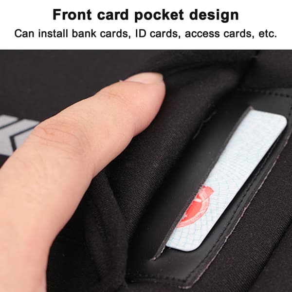 1 stk Universal løbevest, med justerbar telefonholder -FA-