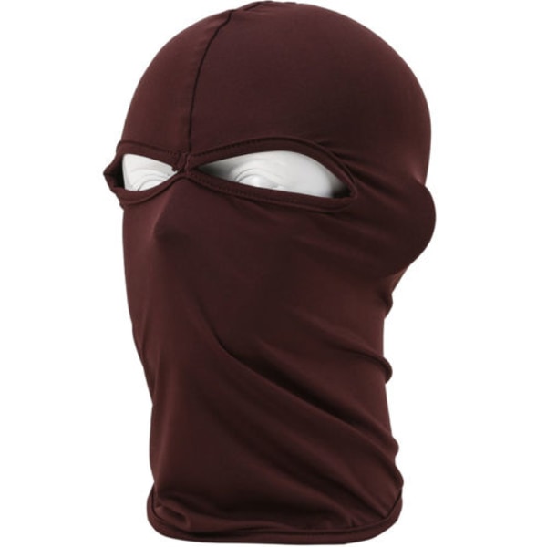 Vinter Full Face Varm Mask Utomhus Cykling Vindskydd coffee