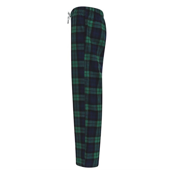 SF Minni Barn/Barn Tartan Lounge Bukser 11-12 År Marineblå/Grønn Navy/Green Check 11-12 Years Navy/Green Check