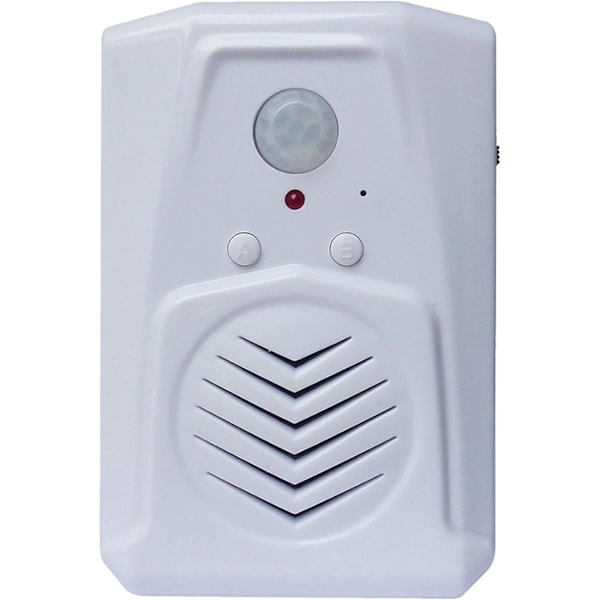 PIR Infraröd Rörelsesensor, Pro Edition med Multi-Track Uppspelning. Ladda ner egna MP3-ljudfiler för att spela upp tal, musik eller ljudeffekter