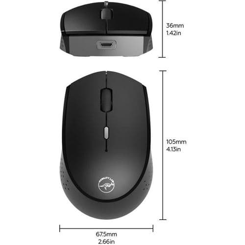 Uppladdningsbar trådlös USB-C-mus-FA-