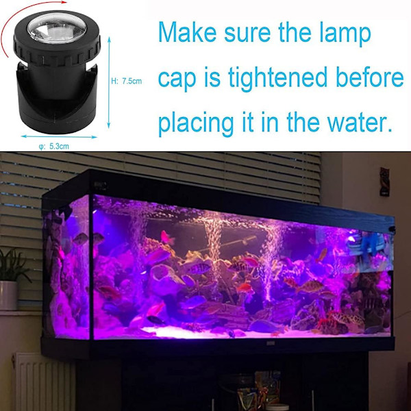 Pondlys LED Vandtætte, 2W 300MA Under Vand Fo