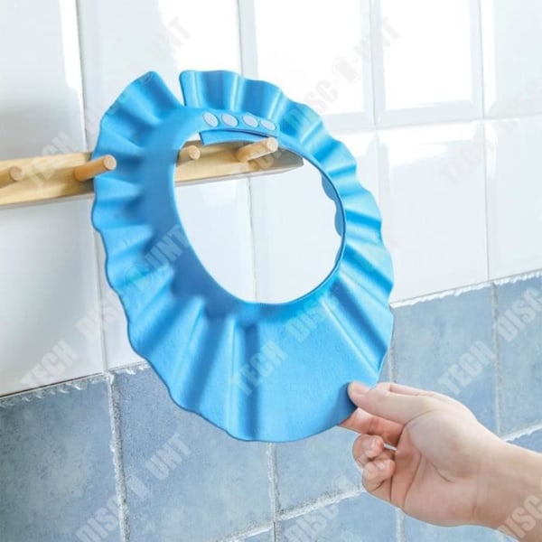 TD® Badhette EVA babysjampo justerbar størrelse øyebeskyttelse hørselvern babyshowerhette
