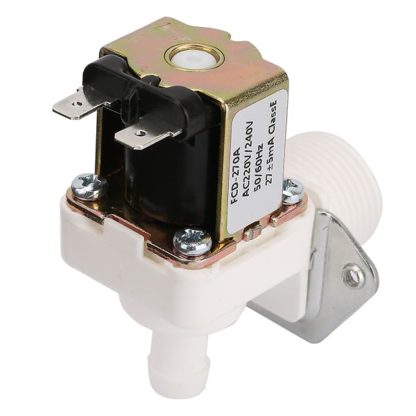 AC 220V N/C Normalt Lukket Type Plast Elektrisk Magnetventil for Ismaskin