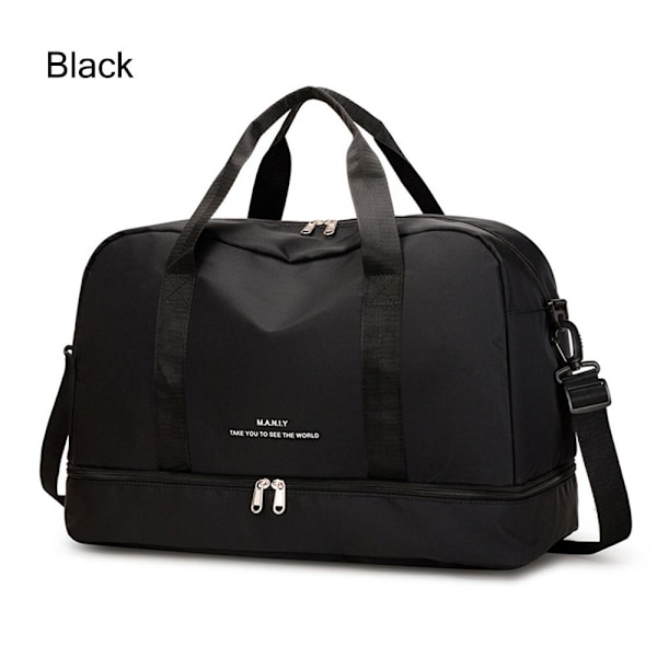 Weekendbag for kvinner, håndbagasje, SVART-FA1- Black
