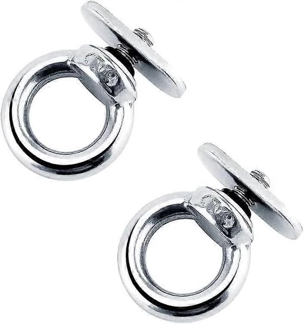 4-pack skenmonterade fästöglor för att fästa bungee- eller andra rep, max 0,6-FA-